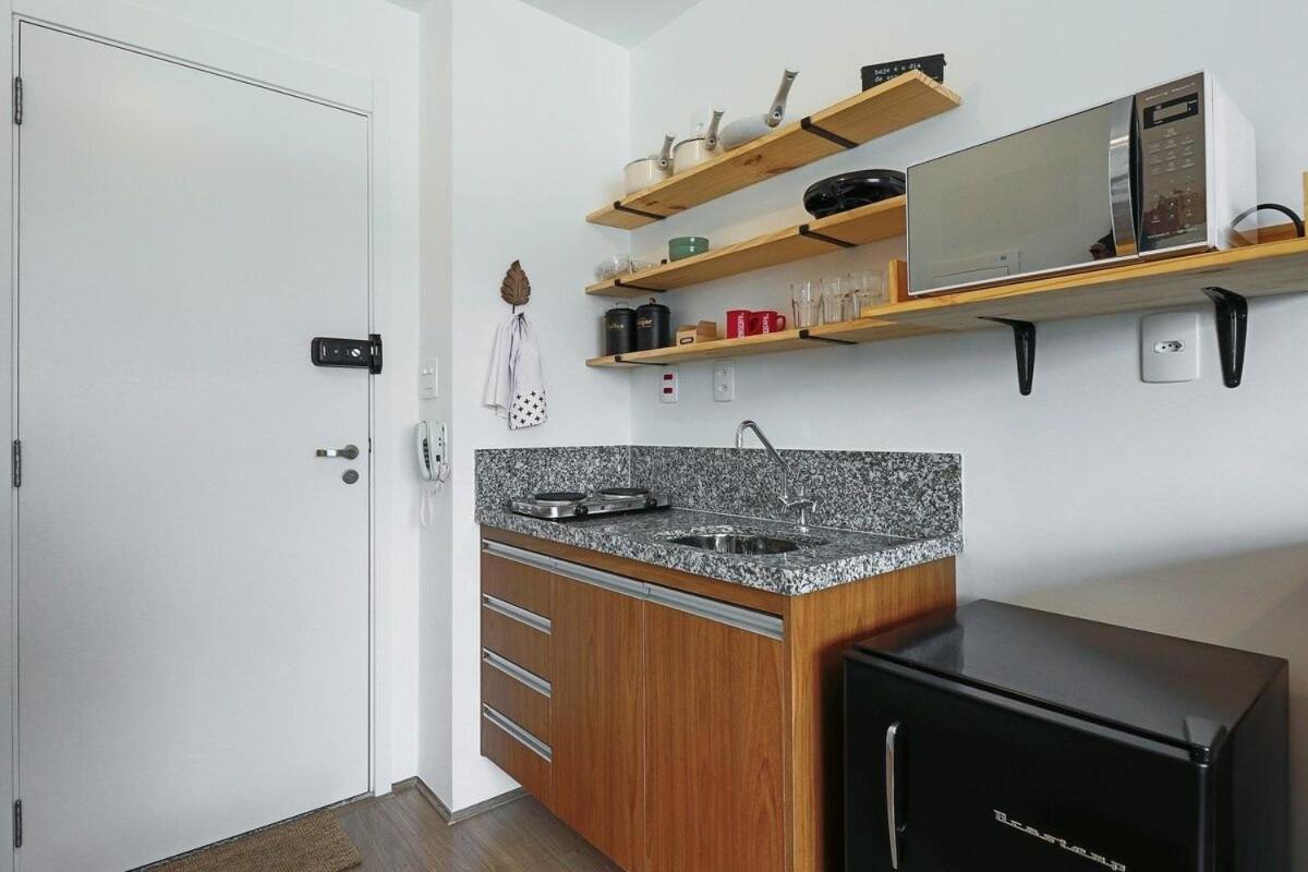 Aconchegante Studio No Bras Com Piscina/Metro Bras 상파울루 외부 사진