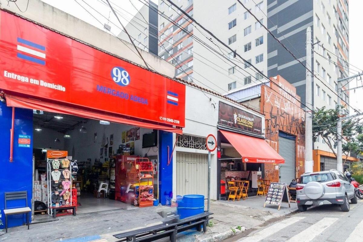 Aconchegante Studio No Bras Com Piscina/Metro Bras 상파울루 외부 사진