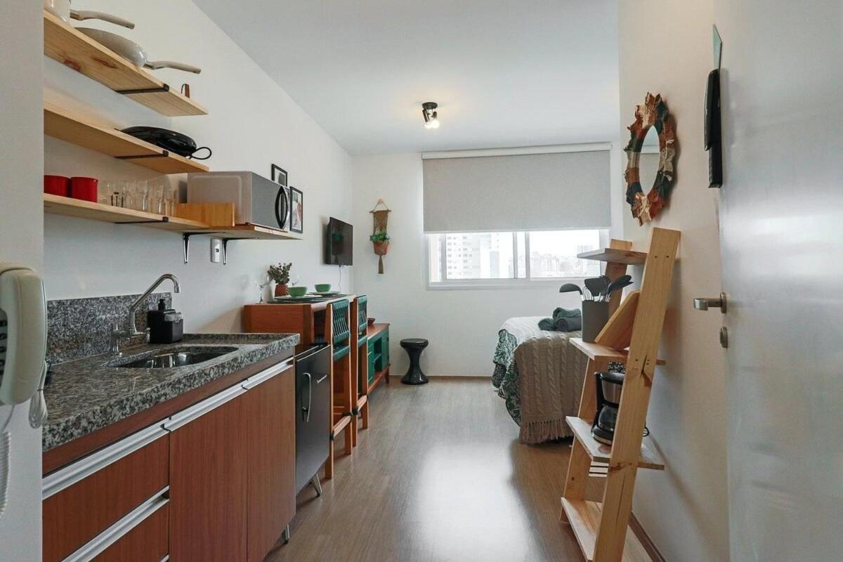 Aconchegante Studio No Bras Com Piscina/Metro Bras 상파울루 외부 사진